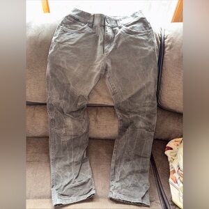 KUHL Rydr Pants Mens 32x34 Green Brownish Vintage Patina Dye Heavy Duty Outdoor